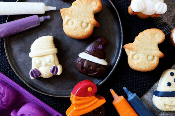 Recette gâteaux Halloween coque chocolat
